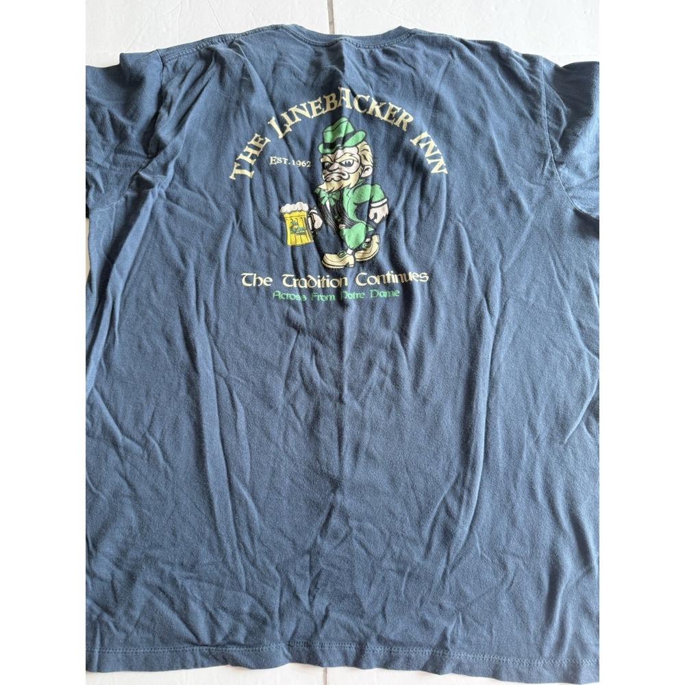 The Linebacker Inn T-shirt Men's Blue XL  The Tradition Continues - Picture 5 of 5